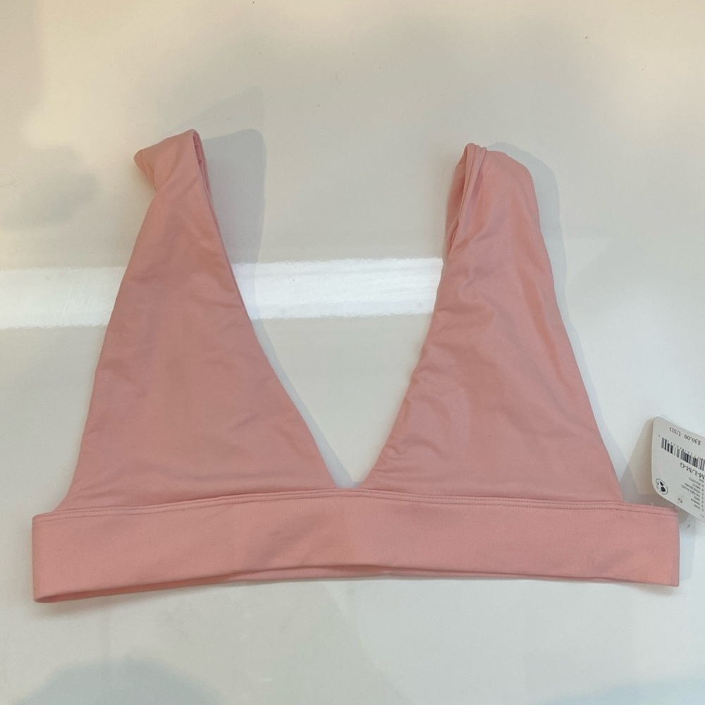 FREE PEOPLE NO SHOW PLUNGE BRALETTE EXTRA SMALL/SMALL BNWT